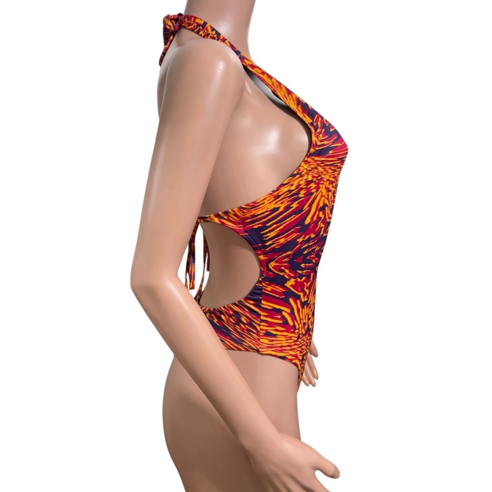 NWT MURCI Women’s Vibrant Multicolor One piece Swimsuit - Picture 3 of 9